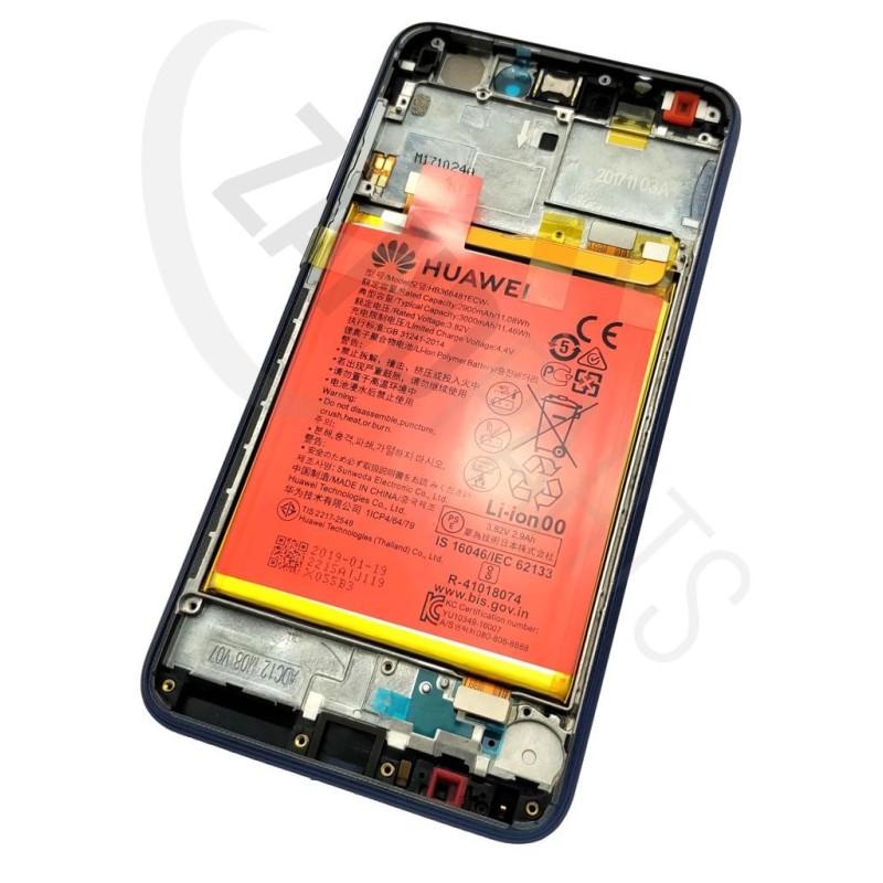 Huawei Honor 8 Lite LCD+Touch+Front cover (Blue) & Battery