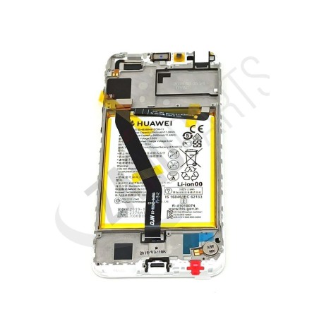 Huawei LCD Touch Assembly (White) & Battery