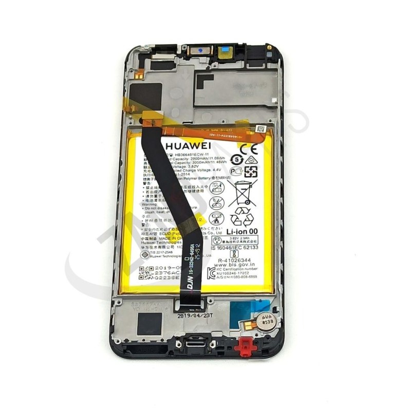 Huawei Y6 2018 (ATU-L21) LLCD+Touch+Front cover (Black) & Battery
