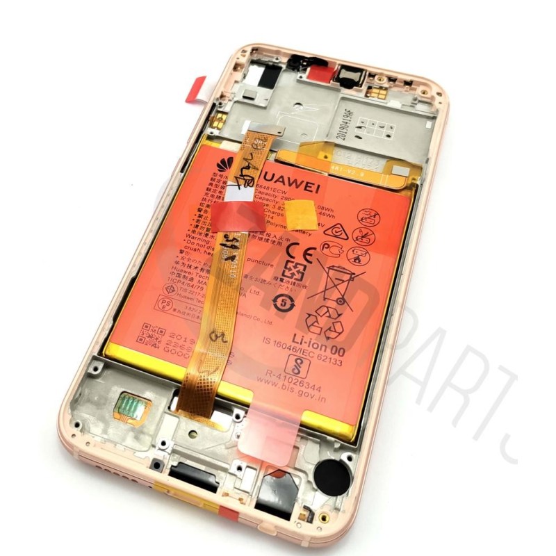 Huawei LCD+Touch Module (Sakura Pink) & Battery
