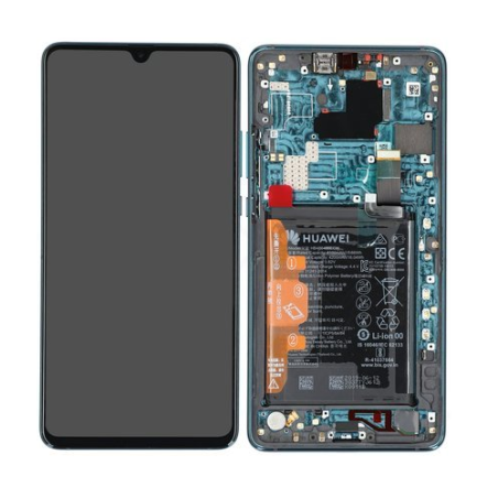 Huawei Mate 20 X 5G LCD+Touch+Front cover (Green) & Battery