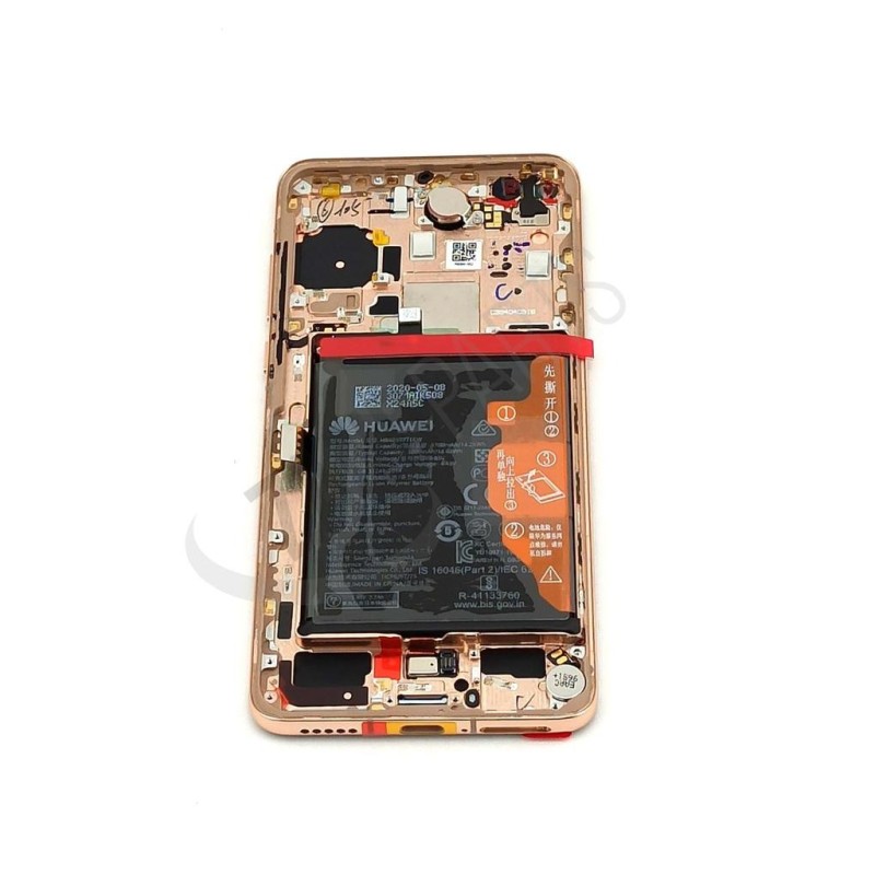 Huawei P40 LCD+Touch+Front cover (Blush Gold) & Battery