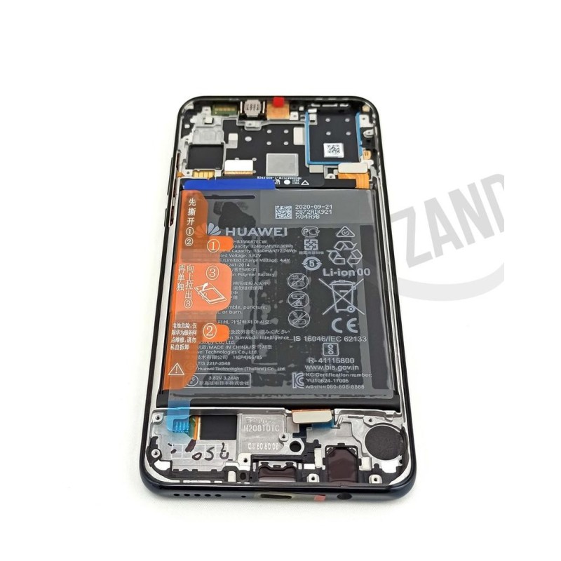 Huawei P30 Lite (MAR-L21) LCD+Touch+Front Cover (Midnight Black) & Battery