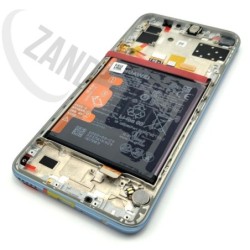 Huawei P40 Lite 5G (CND) LCD+Touch+Front cover (Silver) & Battery