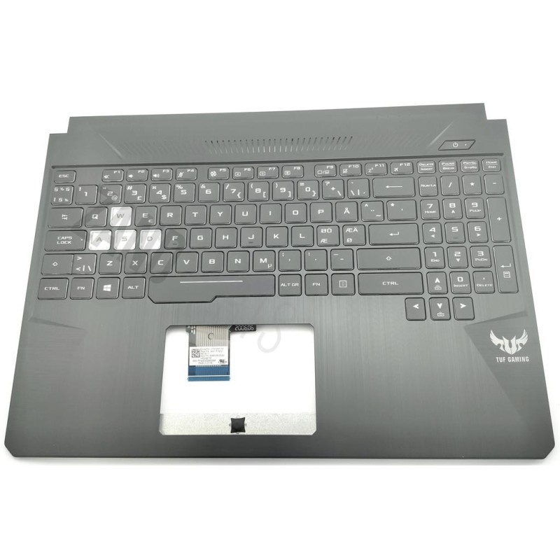 Asus FX505DT-1A Keyboard (NORDIC) ModuleAS (WITH MYLAR) (2F SUNREX BLACKRGB)