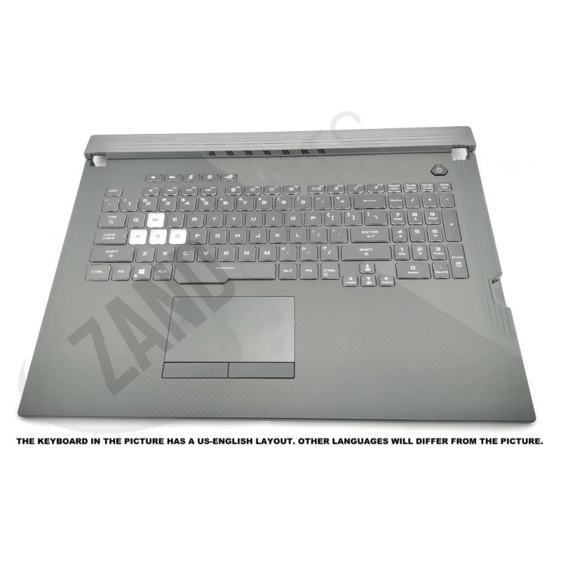 Asus G731GU-1A Keyboard (WESTERN BALKAN) Module (BACKLIGHT, RGB PER KEY) X70