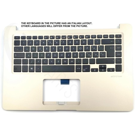 Asus X510UR-1A Keyboard (HEBREW) ModuleAS (no backlight)FOR CSC ONLY