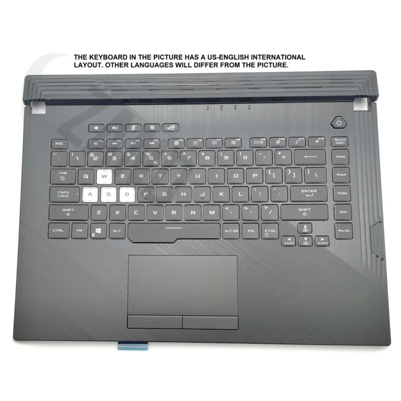 Asus G531GU-1D Keyboard (NORDIC) Module (BACKLIGHT, RGB 4-ZONE) X70