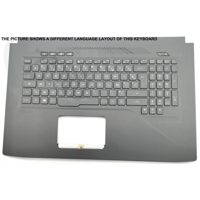 Asus GL703VM-1A Keyboard (NORDIC) ModuleAS (BACKLIGHT)