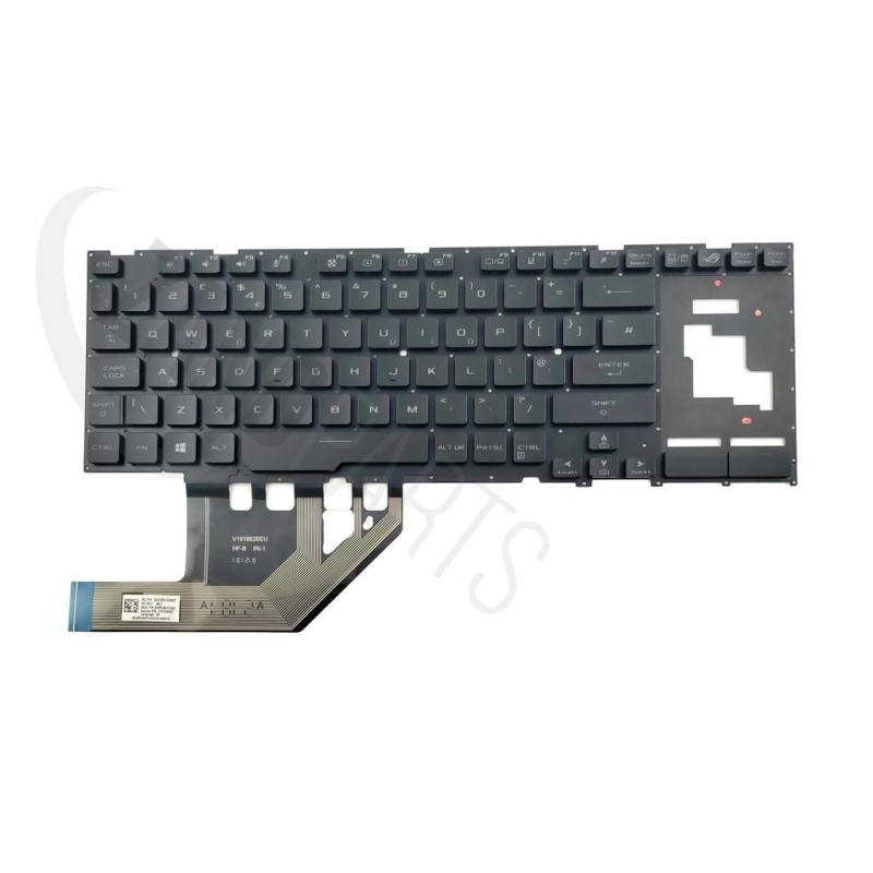 Asus Keyboard 348MM BACKLIGHT WOF (UK-ENGLISH) RGB