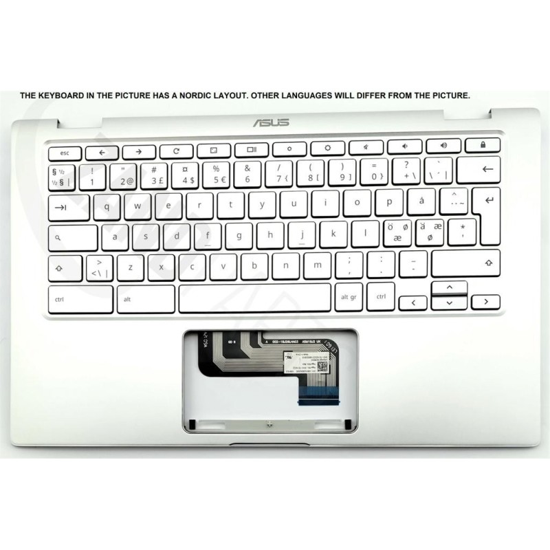 Asus C434TA-1A Keyboard (NORDIC) ModuleAS (BACKLIGHT)