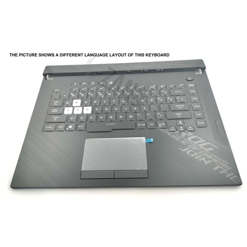 Asus G512LWS-1C Keyboard (BRAZILIAN) Module (BACKLIGHT, RGB 4-ZONE) X70 LIGHTING TP