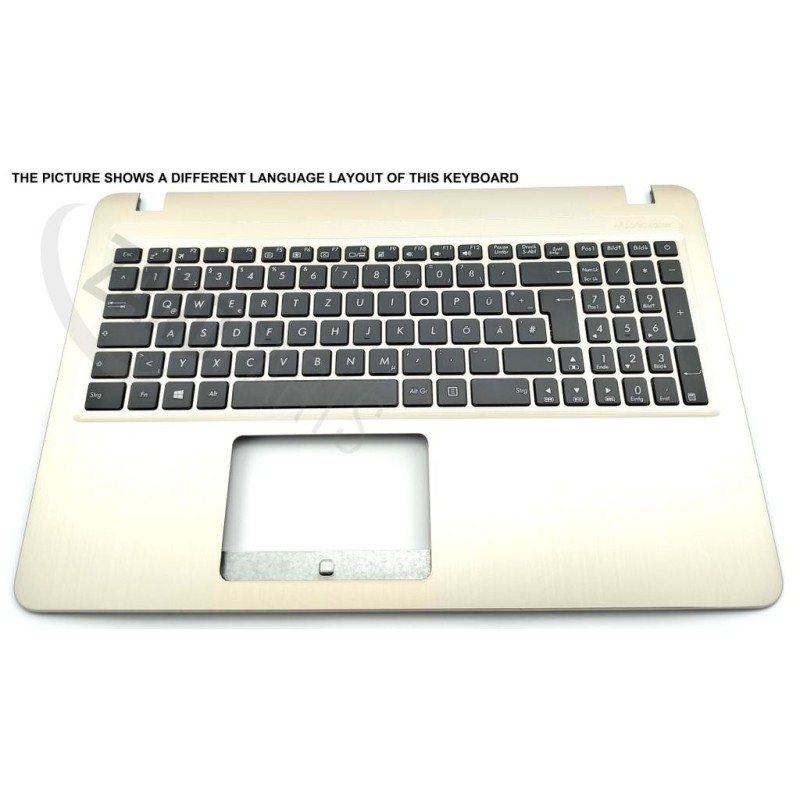 Asus X540NA-1A Keyboard (UK-ENGLISH) (ISOLATION, WITH ODD)