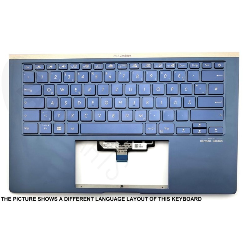 Asus UX434FL-3B Keyboard (NORDIC) ModuleAS (BACKLIGHT)