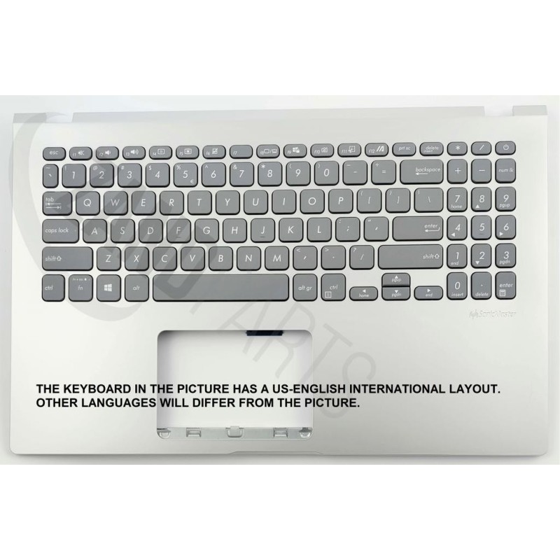Asus X509FA-1S Keyboard (US International)