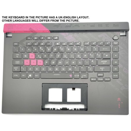 Asus G513QM-1H Keyboard (UK-ENGLISH) Module (BACKLIGHT, RGB 4-ZONE) X50