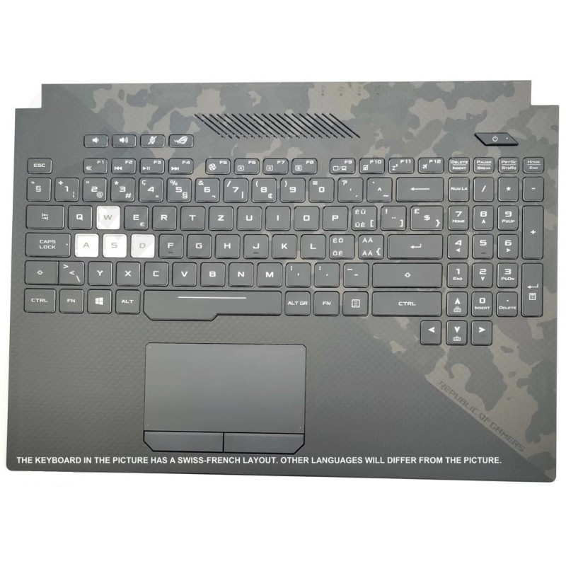 Asus GL504GW-1A Keyboard (CS) ModuleAS (BACKLIGHT, RGB 4-ZONE) (WITH TP)