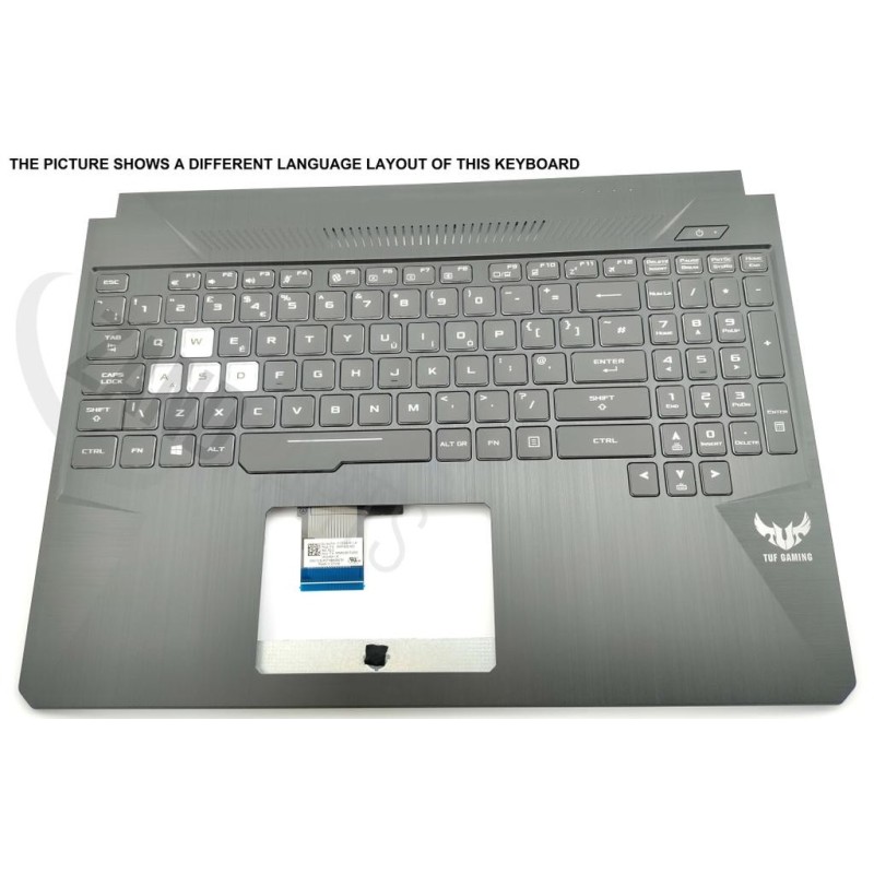 Asus FX505DV-1A Keyboard (ARABIC) (WITH MYLAR) (3F BLACKRGBPEGA)