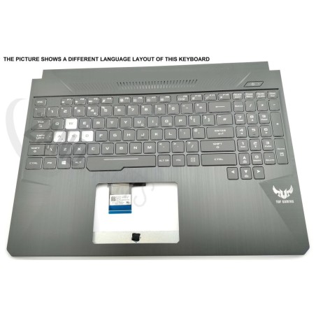 Asus FX505DV-1A Keyboard (LATIN AMERICAN) (WITH MYLAR) (3F BLACKRGBPEGA)