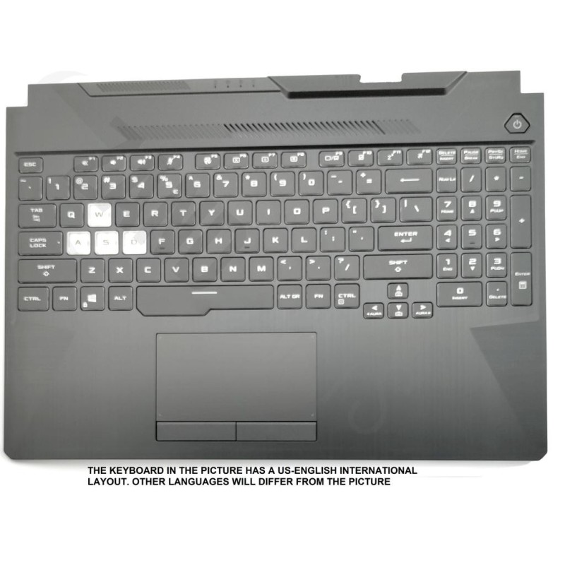 Asus FA506IV-1A Keyboard (HUNGARIAN) ModuleAS (RGB BACKLIGHT & TOUCHPAD)