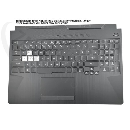 Asus FA506II-1A Keyboard (HEBREW) ModuleAS (BACKLIGHT & TOUCHPAD)