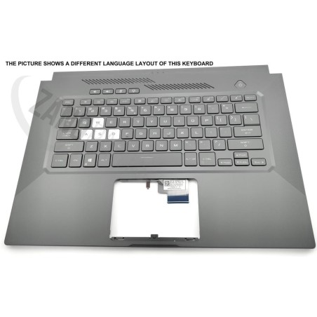 Asus FX516PR-1A Keyboard (FARSI) Module (BACKLIGHT, BLUE GREEN)