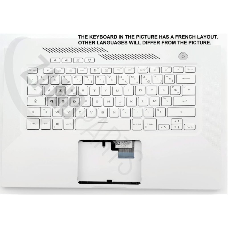 Asus FX516PR-1C Keyboard (RUSSIAN) Module (BACKLIGHT, BLUE GREEN)