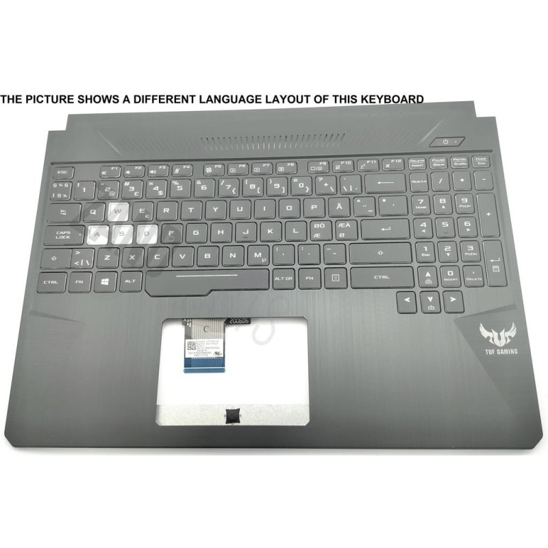 Asus FX505DT-1A Keyboard (ARABIC) ModuleAS (WITH MYLAR) (2F SUNREX BLACKRGB)