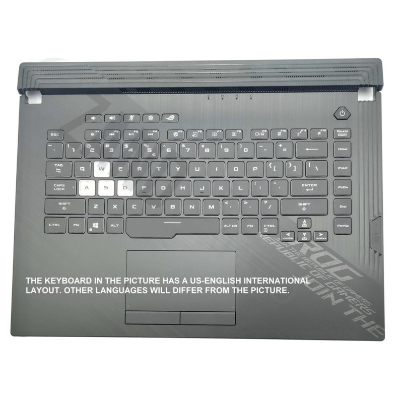 Asus G512LWS-1C Keyboard (NORDIC) Module (BACKLIGHT & TOUCHPAD)