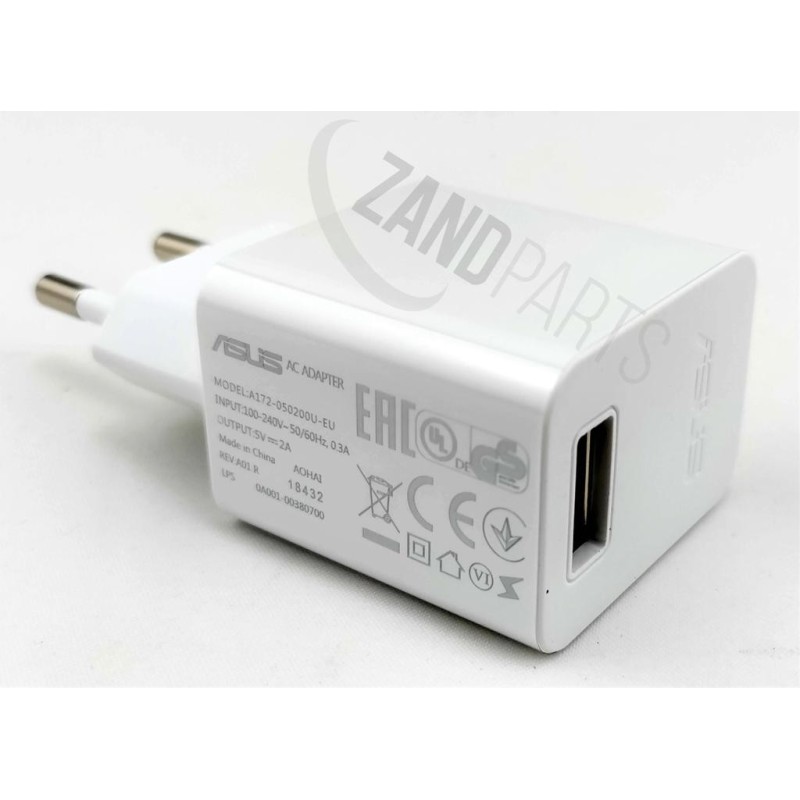 Asus ADAPTER 10W 5V2A 2PIN (WHITE) USB EU TYPE