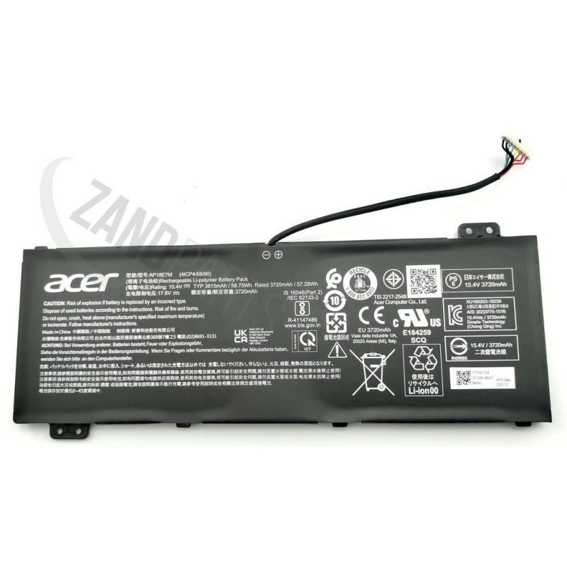 Acer Battery Polymer 4C 3720mAh