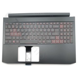 Acer AN515-4455 Keyboard (US-ENGLISH INTERNATIONAL) BL & Upper Cover (BLACK) 1650