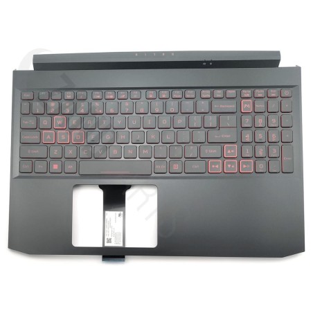 Acer AN515-4455 Keyboard (US-ENGLISH INTERNATIONAL) BL & Upper Cover (BLACK) 1650