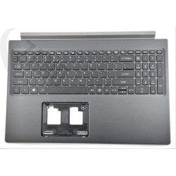 Acer A715-75G Keyboard (US-ENGLISH INTERNATIONAL) (BACKLIGHT) & Upper Cover (BLACK)