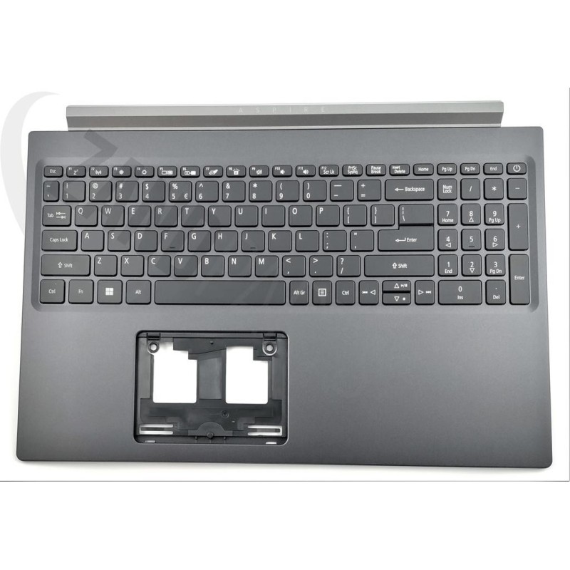 Acer A715-75G Keyboard (US-ENGLISH INTERNATIONAL) (BACKLIGHT) & Upper Cover (BLACK)