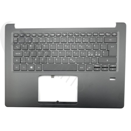 Acer SF114-32 Keyboard (NORDIC) (BACKLIGHT) & Upper Cover (BLACK)