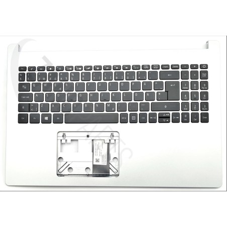 Acer A515-54(G) Keyboard (SWEDISH) & Upper Cover (SILVER)