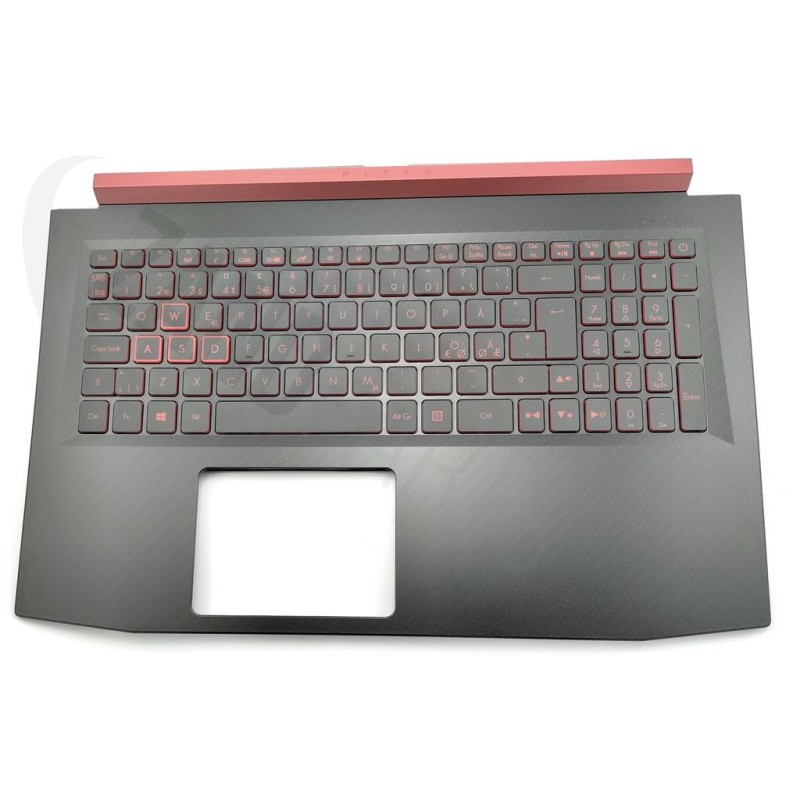 Acer AN515-52 Keyboard (NORDIC) & Upper Cover (BLACK) FOR 1060