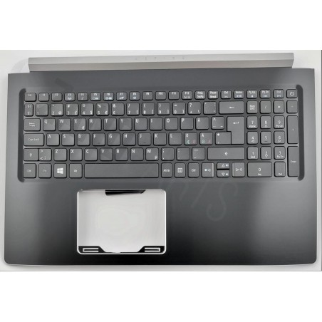 Acer A515-41GA515-51(G) Keyboard (NORDIC) W8 & Upper Cover (BLACK)