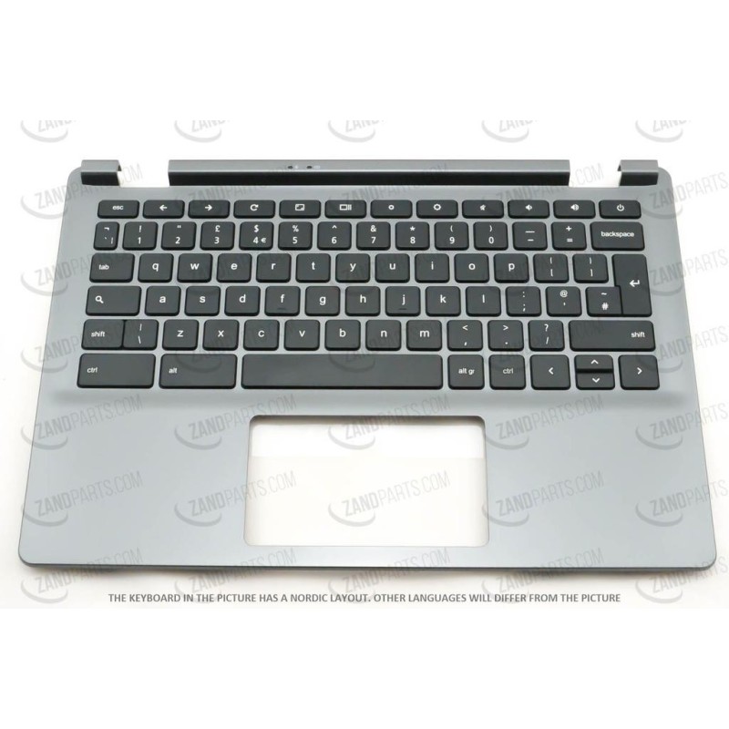 Acer Cover Upper WKeyboard Belgian Iron Gray