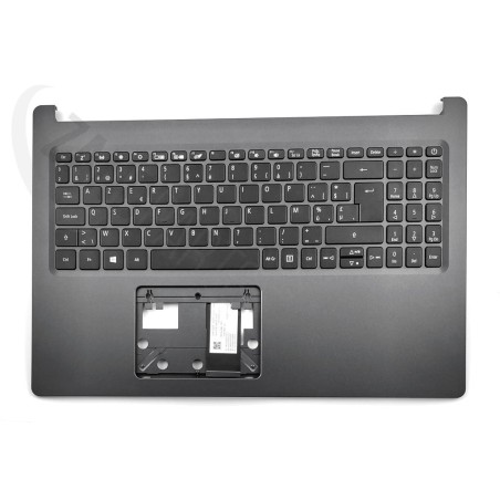 Acer A515-54(G) Keyboard (BELGIAN) & Upper Cover (BLACK) (no mylar)