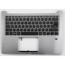 Acer SF314-4141G Keyboard (US-ENGLISH INTERNATIONAL) BL & Upper Cover (SILVER)