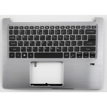 Acer SF314-4141G Keyboard (US-ENGLISH INTERNATIONAL) BL & Upper Cover (SILVER)