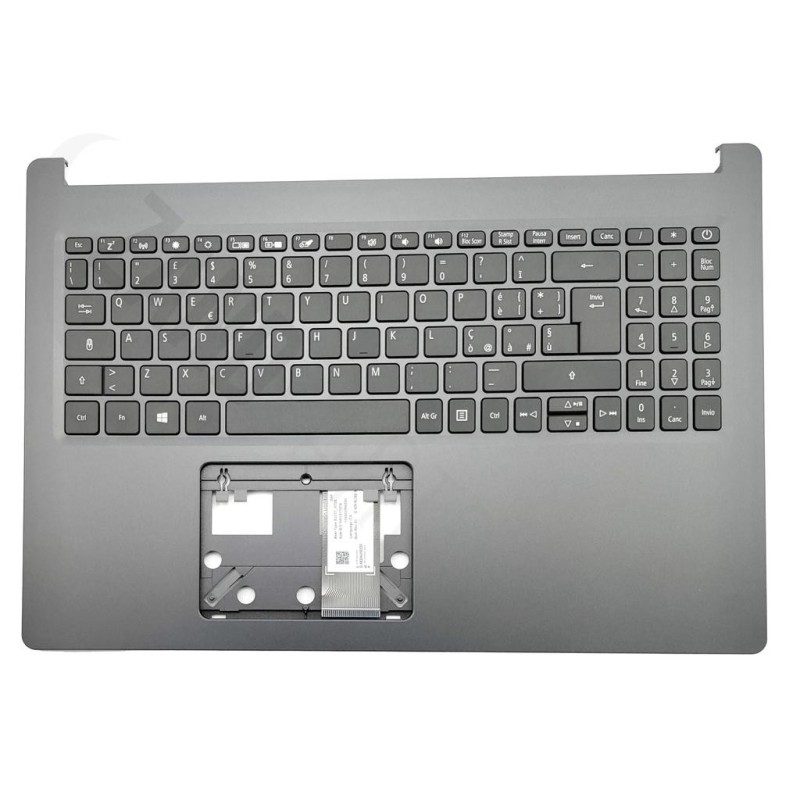 Acer A315-55G57G & EX215-53G Keyboard (ITALIAN) & Upper Cover (BLACK)