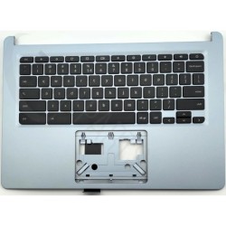 Acer Keyboard (US-ENGLISH INTERNATIONAL) & Upper Cover (CHROME)