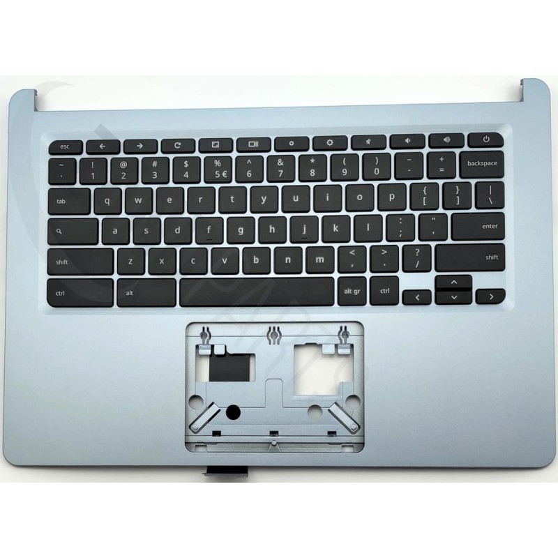 Acer Keyboard (US-ENGLISH INTERNATIONAL) & Upper Cover (CHROME)