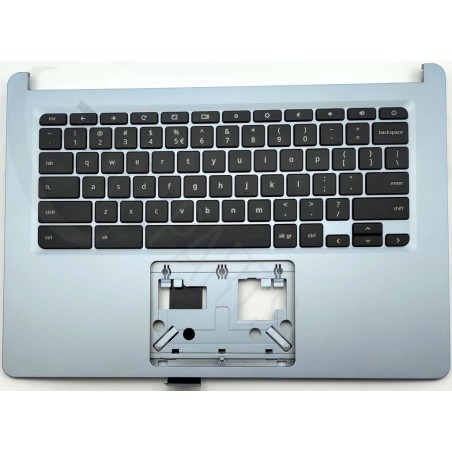 Acer Keyboard (US-ENGLISH INTERNATIONAL) & Upper Cover (CHROME)