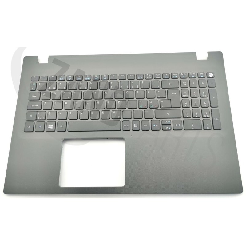 Acer E5 Keyboard (NORDIC) & Upper Cover (GRAY)