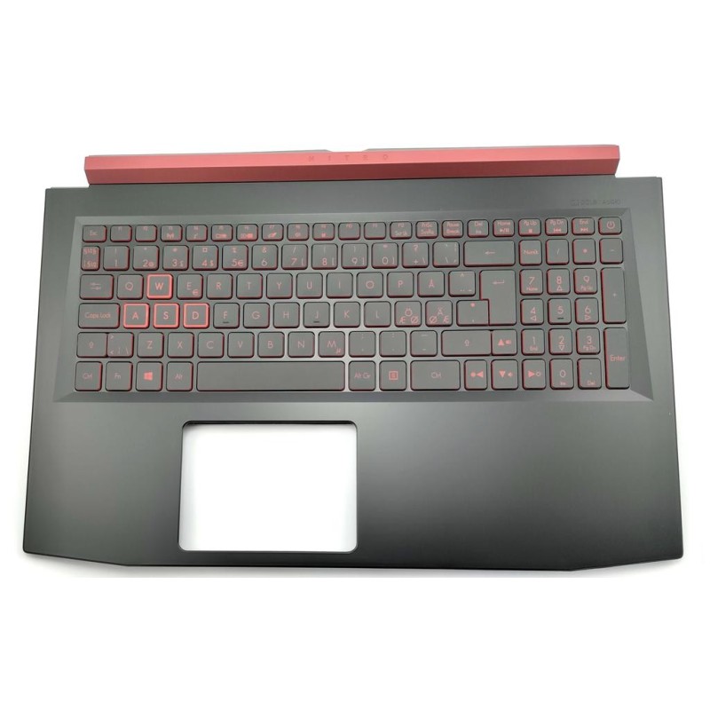 Acer AN515-4151 Keyboard NORDIC) BL & Upper Cover (BLACK) IMR
