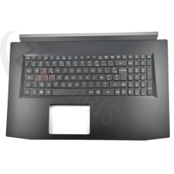 Acer PH317-52 Keyboard (FRENCH) (BACKLIGHT) & Upper Cover (Black) 1050